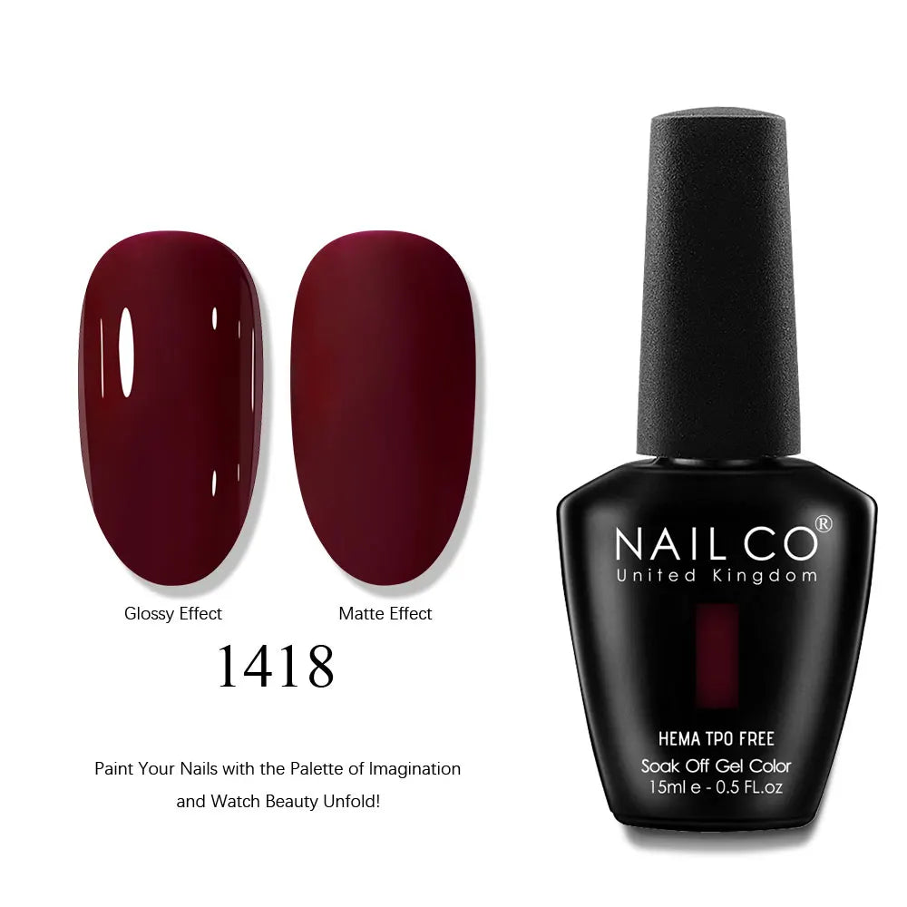 Premium HEMA-FREE Gel Polish - Professional Salon Color Series
