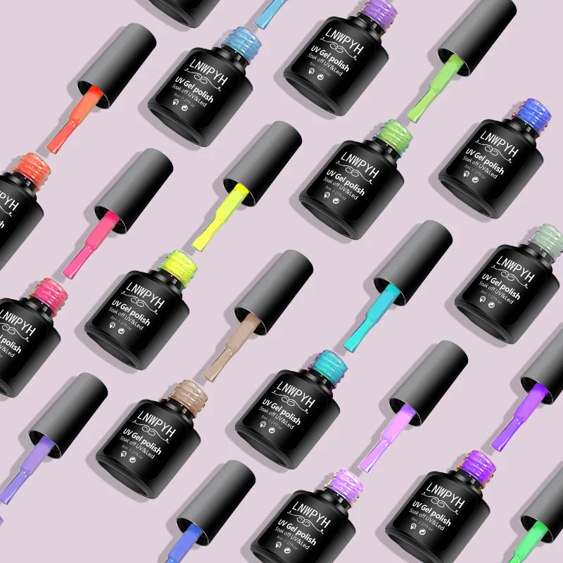 Professional 26-Color Gel Polish Salon Kit - Spring Garden Edition