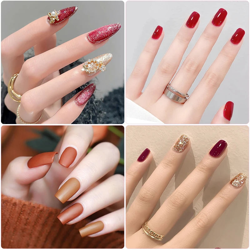 Professional 26-Color Gel Polish Salon Kit - Spring Garden Edition