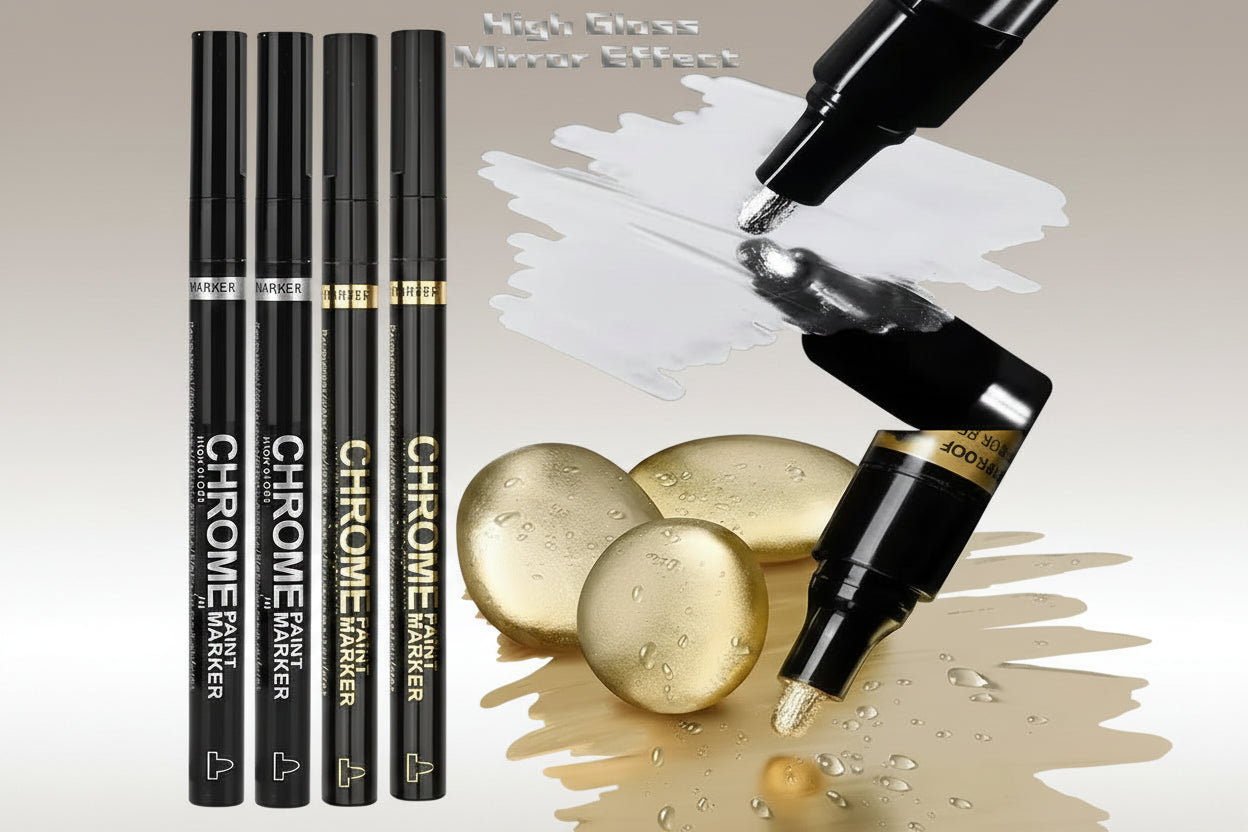 Liquid Mirror Chrome Cushion Pen - Instant Metallic Shine
