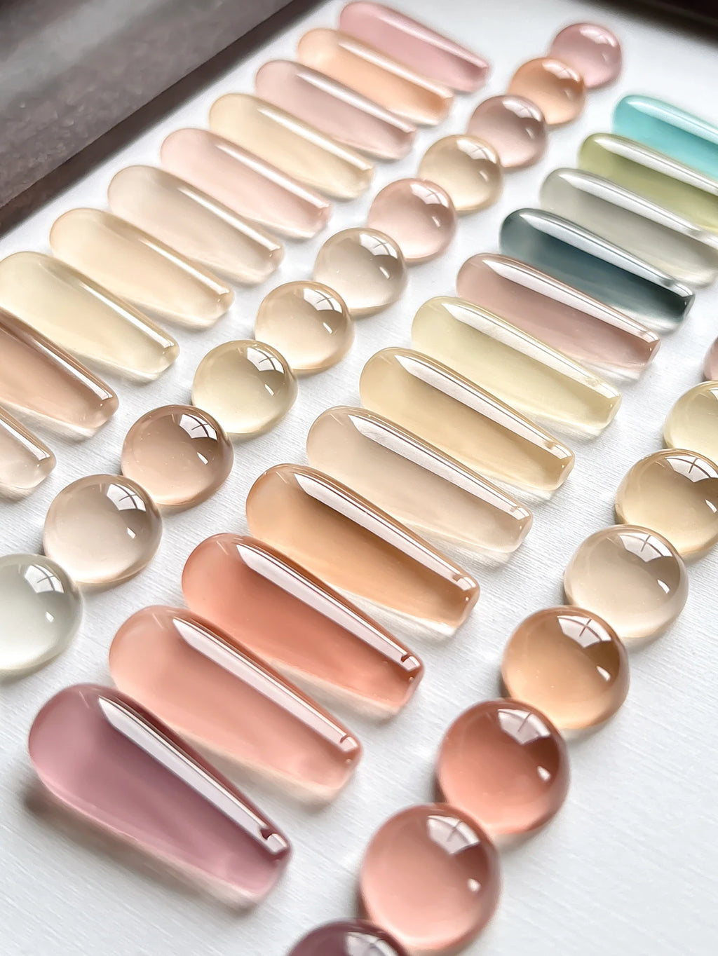 Luxe Glass-Skin Jelly Gel Collection - 24 High-Gloss Shades