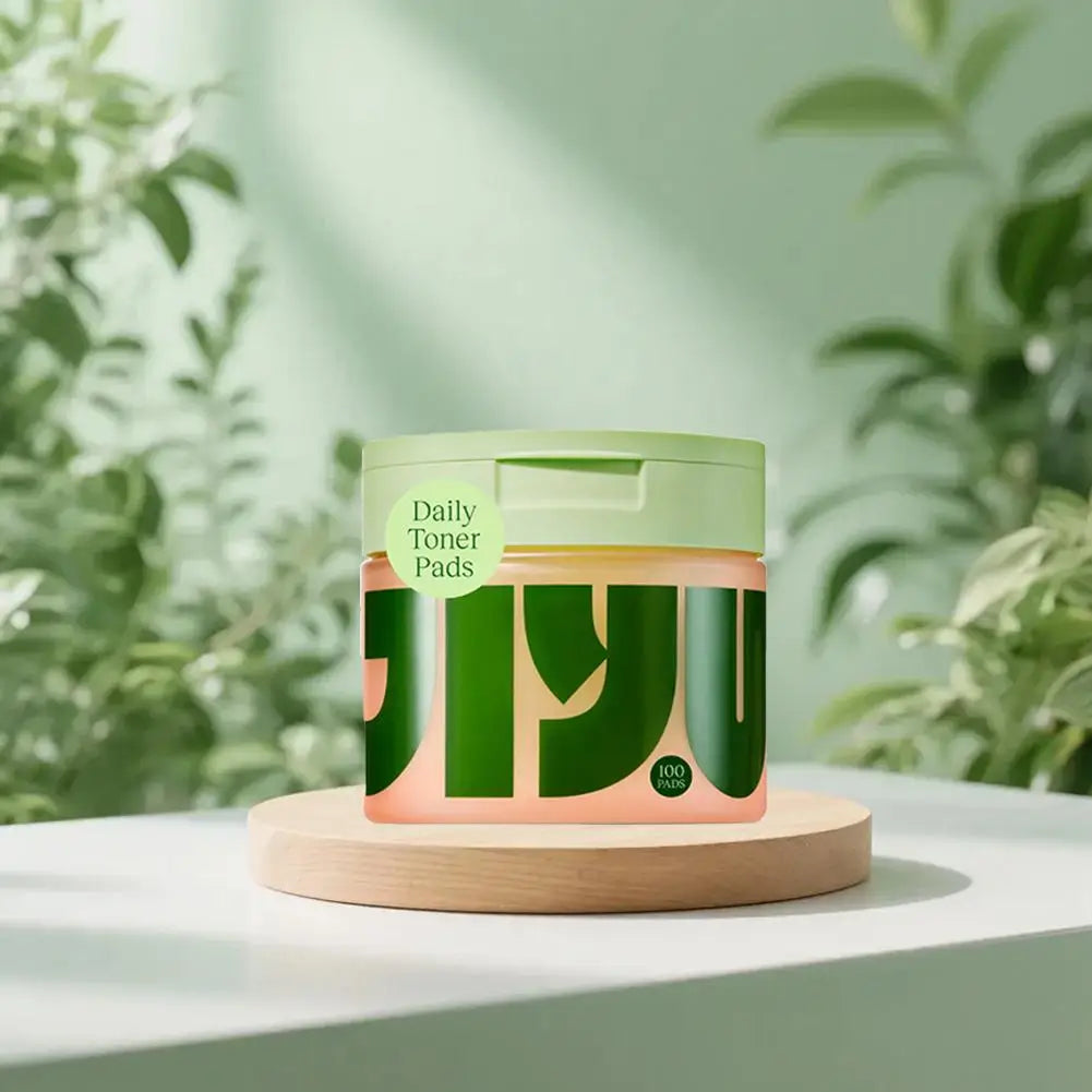 Jiyu Daily Purifying Toner Pads - 100 Days Of Glowing Skin | K-Beauty Glow & Smoothing